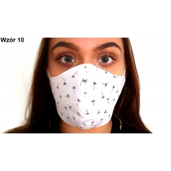 Profilowana bawełniana maseczka rozmiar damski